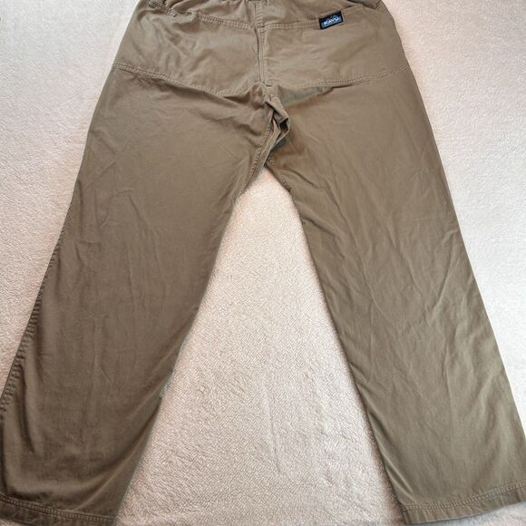 Kavu Pants Mens Large Khaki Straight Fit Outdoor Canvas Belted Climbing Casual - Picture 12 of 13